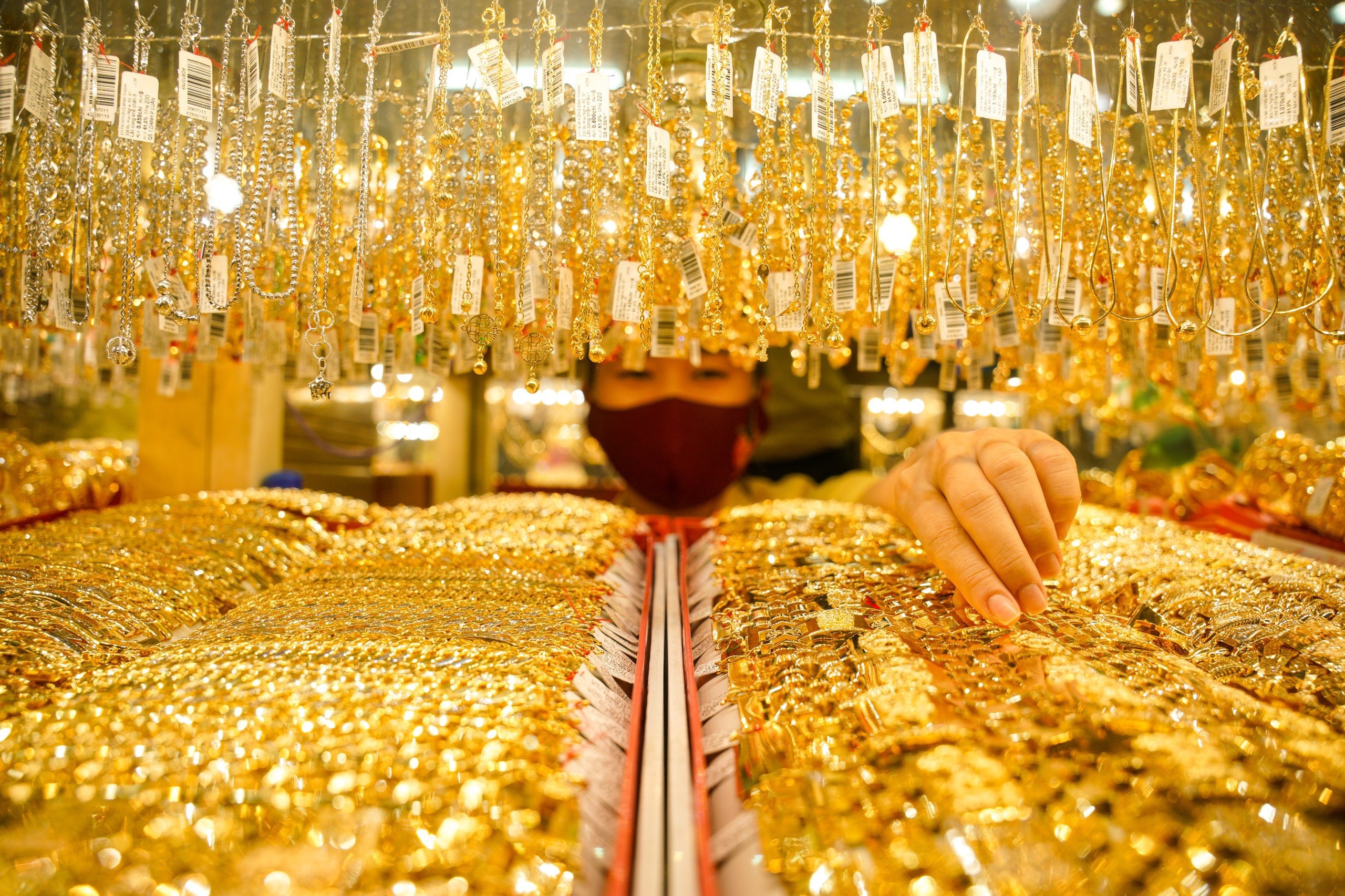 Trung Quốc đã lưu trữ được 1.948,3 tấn vàng